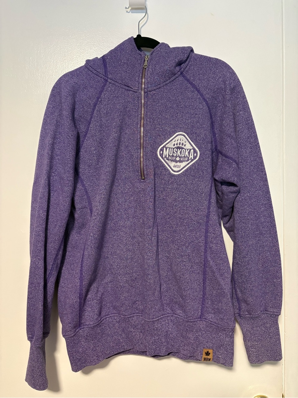 Half-Zip Muskoka Bear Wear Hoodie Sweatshirt